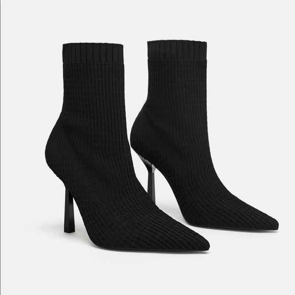 ribbed sock booties